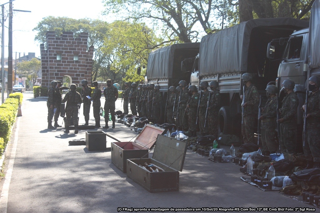 Comando e integrantes do 12º BE Cmb Bld lamentam a morte prematura