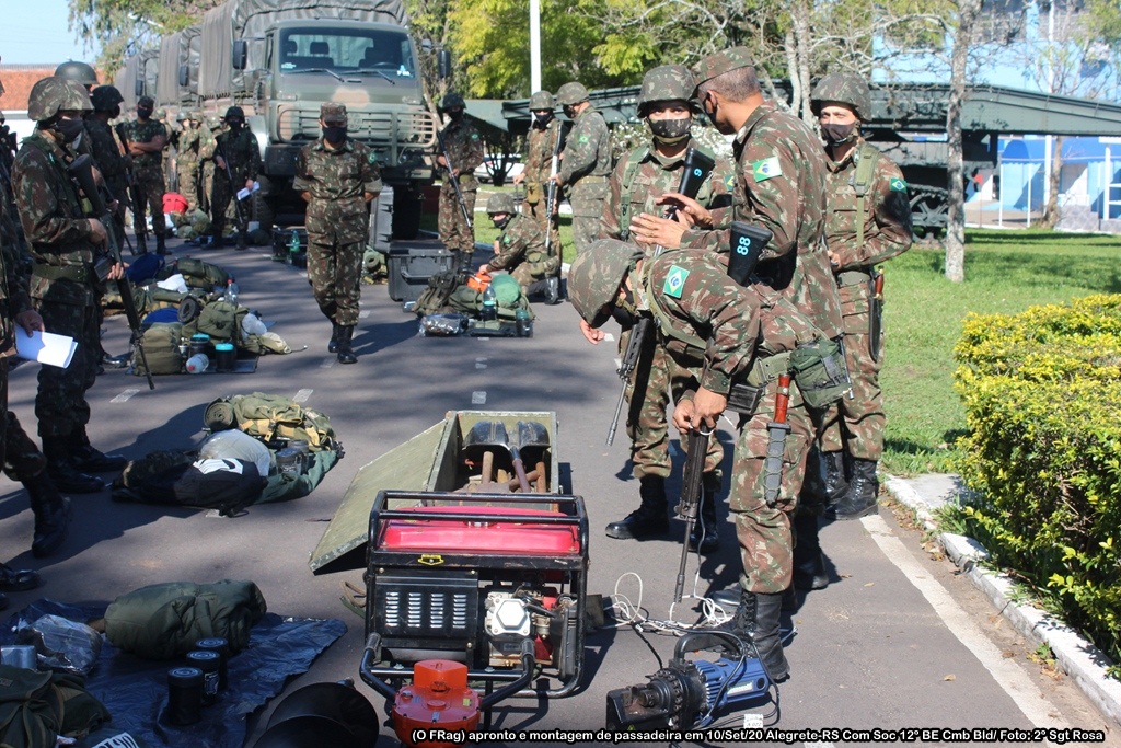 Comando e integrantes do 12º BE Cmb Bld lamentam a morte prematura