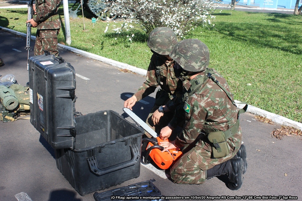 Comando e integrantes do 12º BE Cmb Bld lamentam a morte prematura