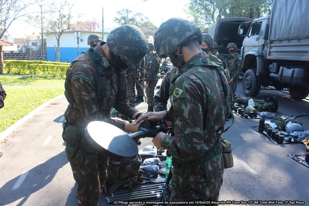 Comando e integrantes do 12º BE Cmb Bld lamentam a morte prematura