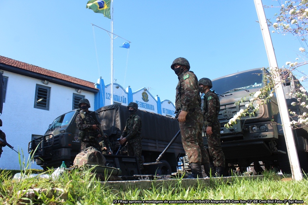 Comando e integrantes do 12º BE Cmb Bld lamentam a morte prematura