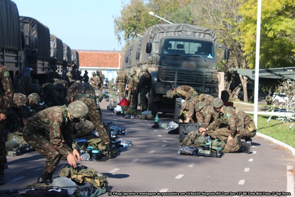 Comando e integrantes do 12º BE Cmb Bld lamentam a morte prematura