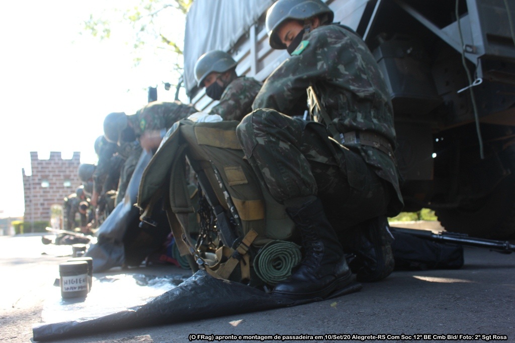 Comando e integrantes do 12º BE Cmb Bld lamentam a morte prematura