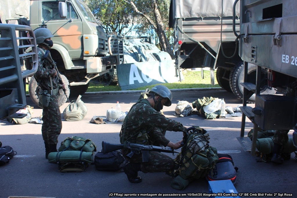 Comando e integrantes do 12º BE Cmb Bld lamentam a morte prematura